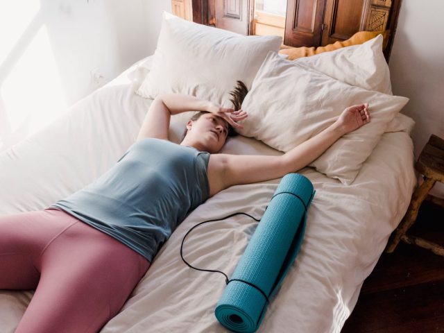 Exercices apaisants à faire avant le coucher